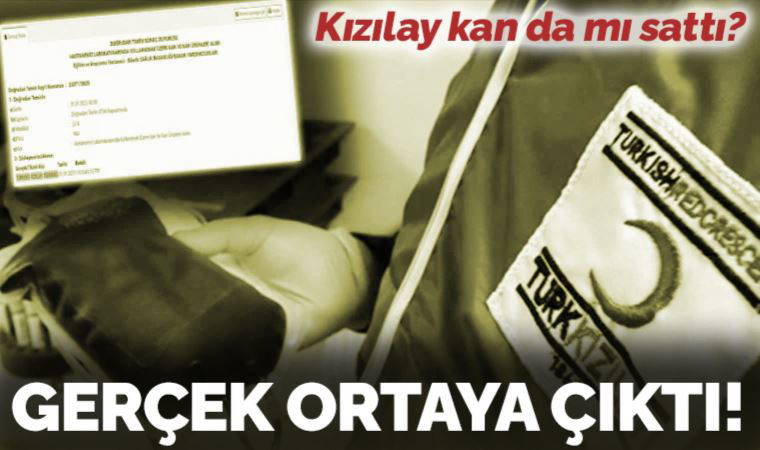 Kızılay ihaleyle kan sattı