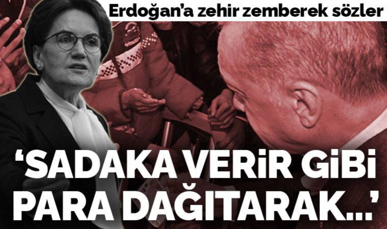 Son Dakika... Akşener'den Erdoğan'a zehir zemberek sözler: 'Öyle korunaklı, çadır tiyatrosu mizansenleriyle olmaz'