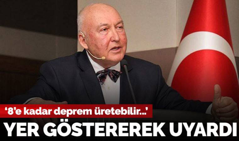 Prof. Dr. Övgün Ahmet Ercan yer göstererek uyardı: 'Yedisu kolu 8'e kadar deprem üretebilir'