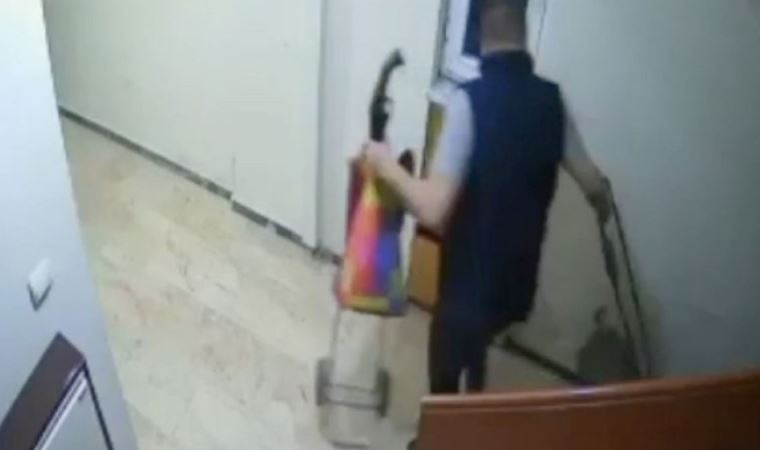 Bursa'da pazar arabası hırsızları güvenlik kameralarından kaçamadı