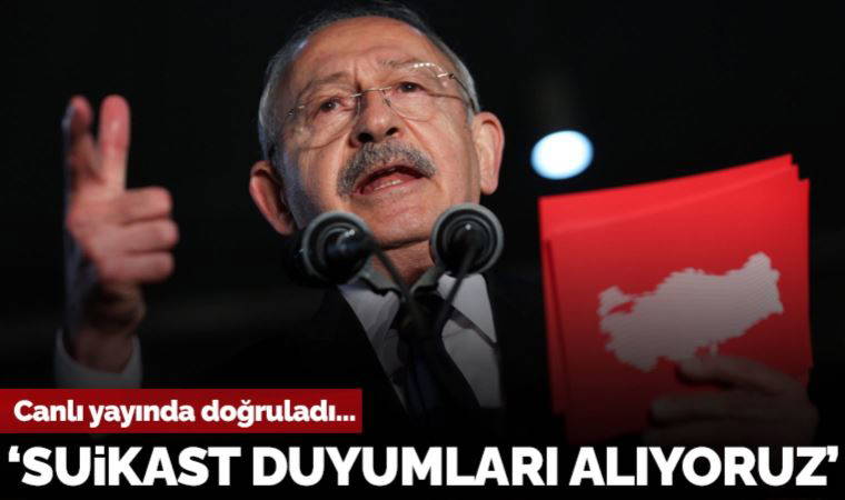 Özgür Özel canlı yayında açıkladı: 'Kılıçdaroğlu'na suikast duyumları alıyoruz'