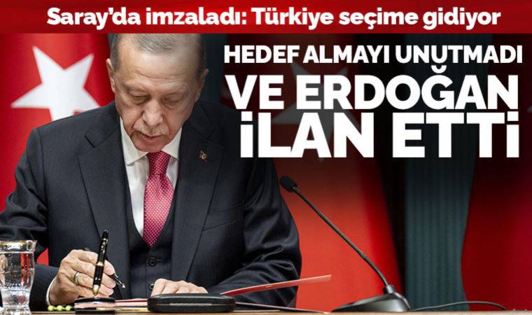 Son Dakika... Erdoğan seçim kararını açıkladı: 14 Mayıs