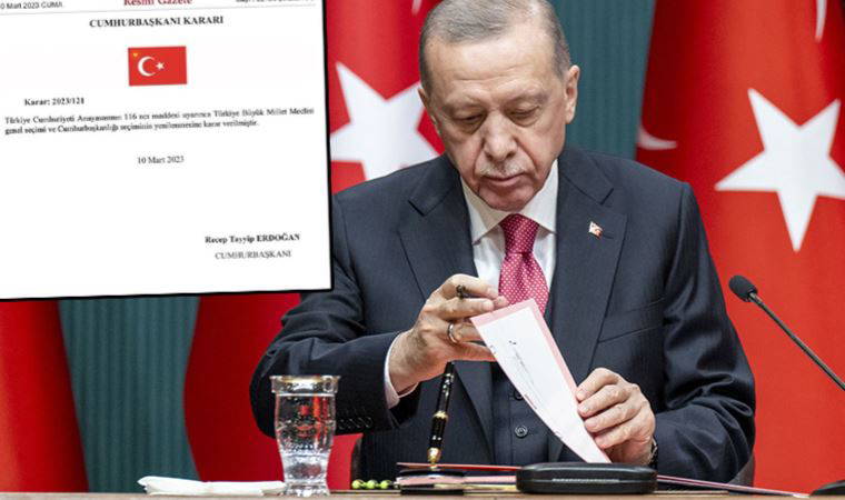 Son Dakika: Seçim kararı Resmi Gazete'de yayımlandı