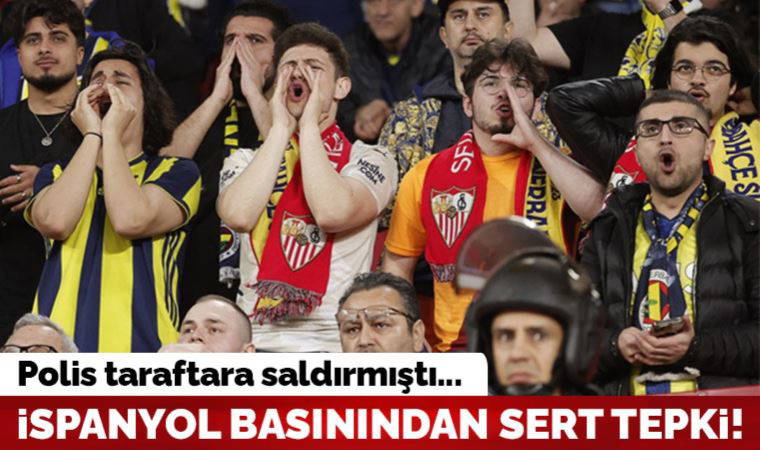 İspanyol basınından Fenerbahçe taraftarına saldıran polise tepki