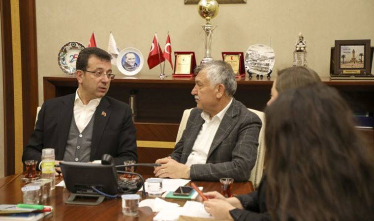 Ekrem İmamoğlu'ndan Zeydan Karalar'a ziyaret
