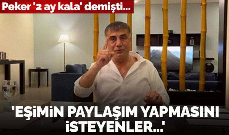 Sedat Peker'in eşi, imza kampanyasını duyurdu: 'Dijital tecridi durdur'