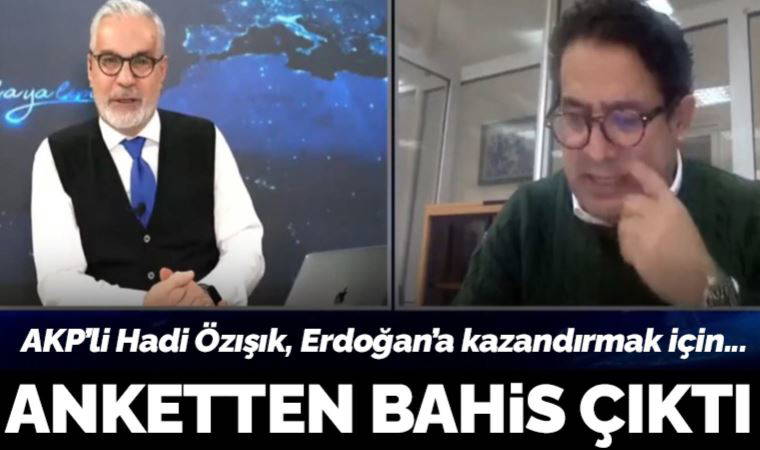 AKP'li Hadi Özışık'ın anketinden bahis çıktı