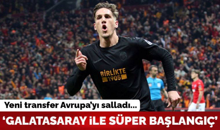 Galatasaraylı futbolcu Nicolo Zaniolo dünya basınında: 'Galatasaray ile süper başlangıç'