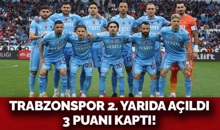 Trabzonspor 2. yarıda açıldı 3 puanı kaptı! Trabzonspor 4-1 Adana Demirspor