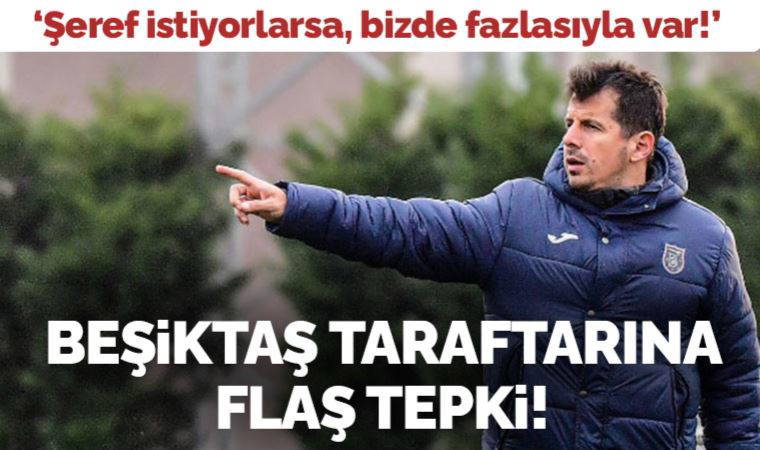 Başakşehir Teknik Direktörü Emre Belözoğlu'ndan Beşiktaş taraftarına tepki