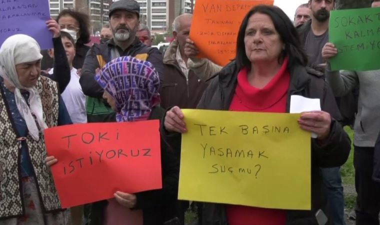 İzmir’deki konteyner kentte tahliye isyanı