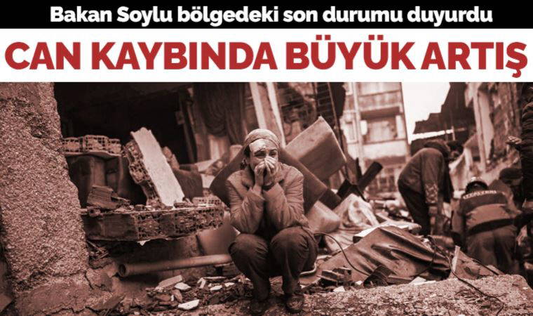 Son dakika... Soylu duyurdu: Depremde can kaybı 48 bin 448'e yükseldi