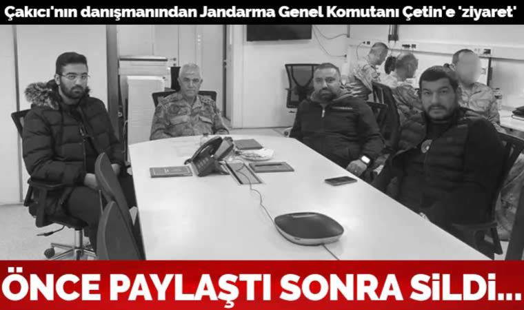 Alaattin Çakıcı'nın danışmanından Jandarma Genel Komutanı Çetin'e 'ziyaret'