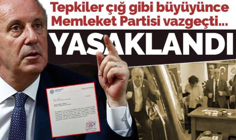 Memleket Partisi'nden 'İnce dansı' kararı