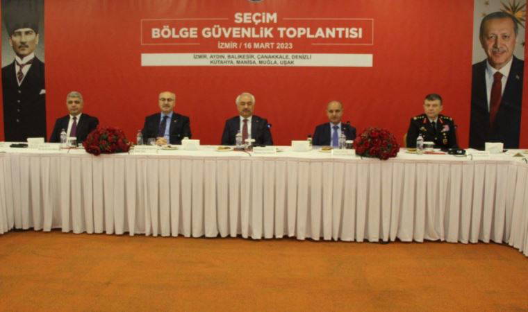 Ege’nin Seçim Bölge Güvenlik Toplantısı İzmir'de gerçekleştirildi