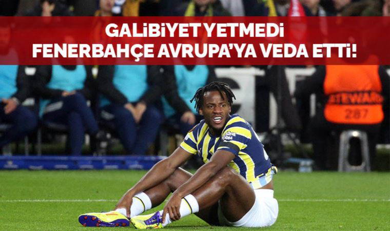 Galibiyet yetmedi! Fenerbahçe Avrupa'ya veda etti... Fenerbahçe 1-0 Sevilla