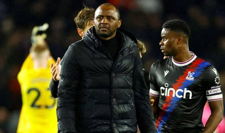 Crystal Palace'ta Patrick Vieira dönemi sona erdi