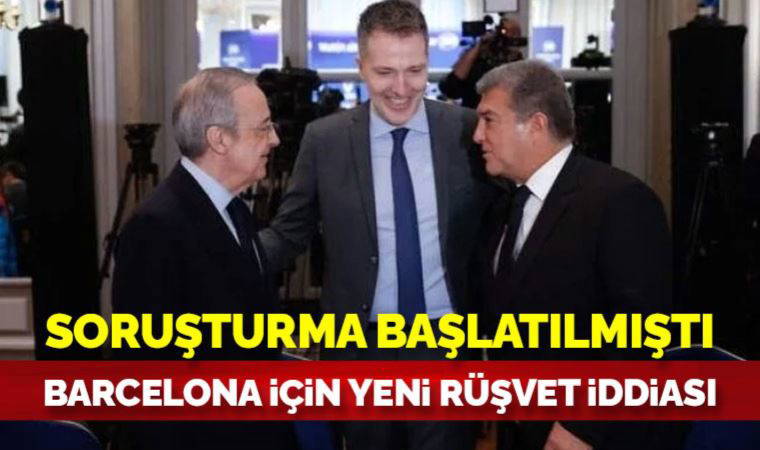Soruşturma başlatmıştı! Barcelona için yeni rüşvet iddiası...