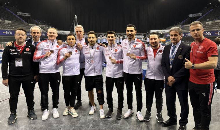 Artistik Cimnastik Milli Takımı'ndan Almanya'da bronz madalya