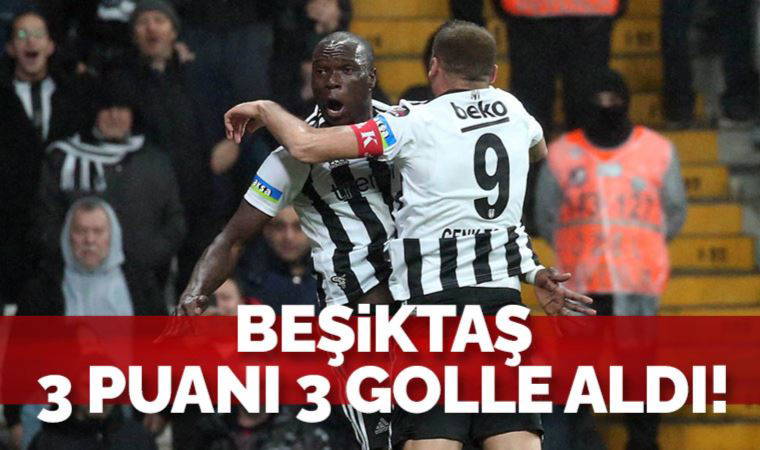 Beşiktaş 3 puanı 3 golle aldı! Beşiktaş 3-1 İstanbulspor
