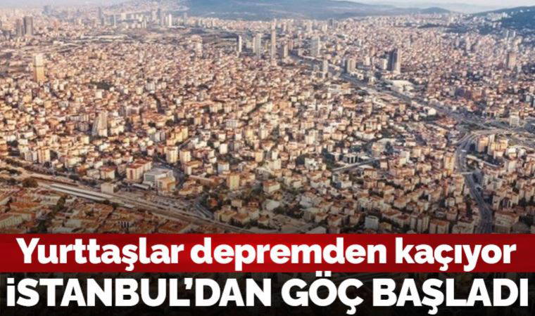 İstanbul'da yaşayan yurttaşlar deprem korkusuyla kenti terk etmeye başladı