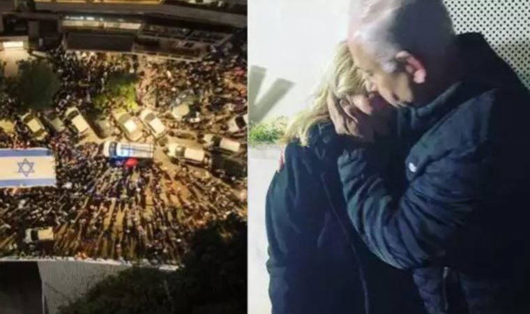 İsrail'de şiddetli protestolar: Netanyahu'nun eşi kuaförde mahsur kaldı