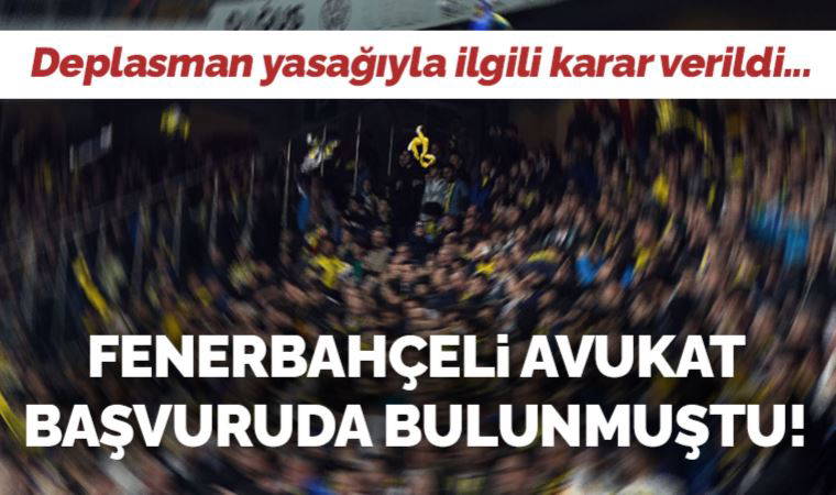 Son dakika... Kayseri 2. İdare Mahkemesi'nden Fenerbahçe taraftarıyla ilgili ara karar