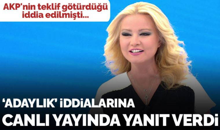 AKP'nin teklif götürdüğü iddia edilmişti... Müge Anlı'dan 'milletvekili adaylığı' açıklaması: Canlı yayında yanıt verdi