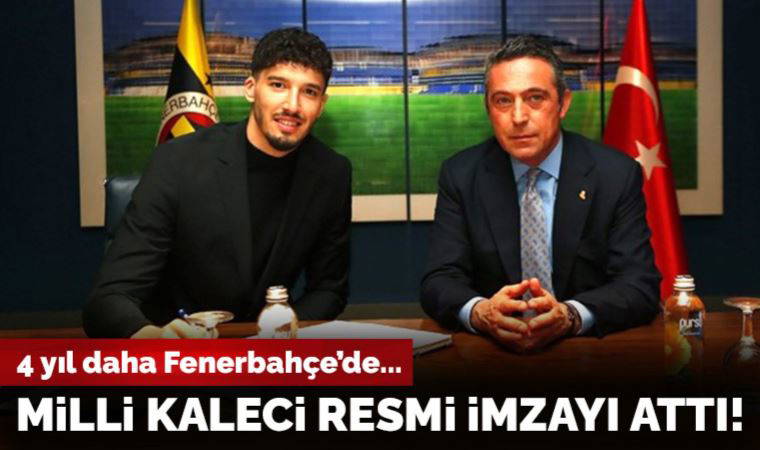 Fenerbahçe'de Altay Bayındır resmi imzayı attı