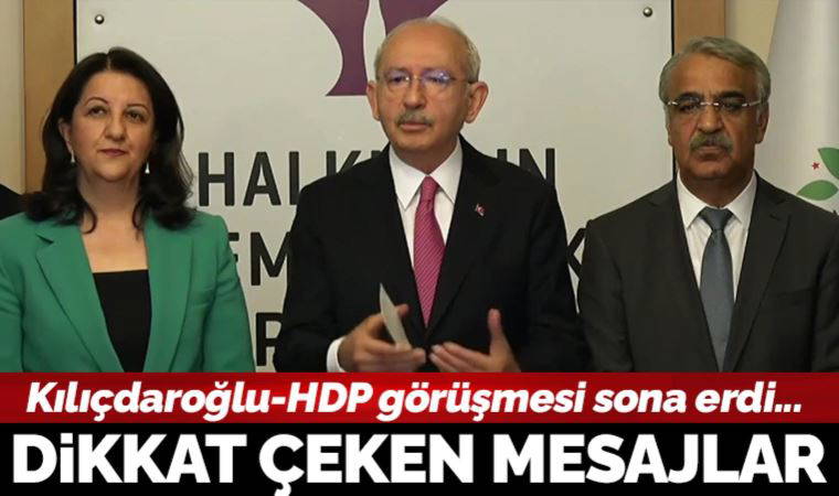 Son Dakika: Kılıçdaroğlu'ndan HDP ziyareti sonrası açıklama: Çözüm adresi TBMM'dir