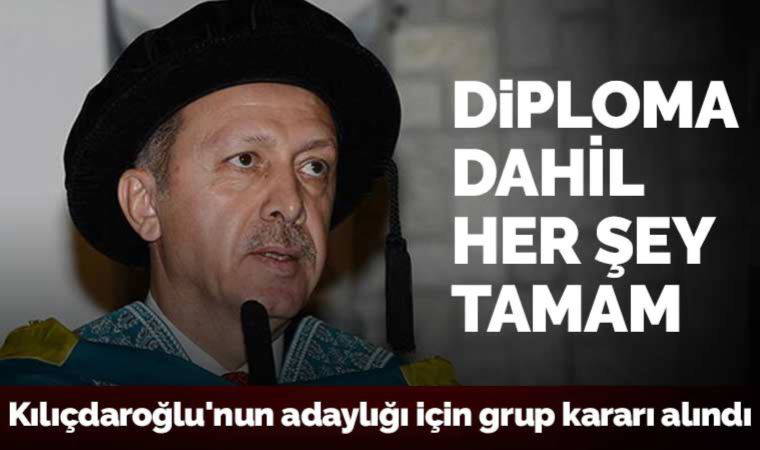 Son dakika... CHP'nin Cumhurbaşkanı adayı resmen Kılıçdaroğlu! Çarşamba günü YSK'ye başvuru yapılacak