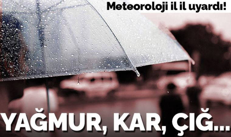 21 Mart 2023 hava durumu raporu... Meteoroloji açıkladı: Bugün ve yarın hava nasıl olacak?
