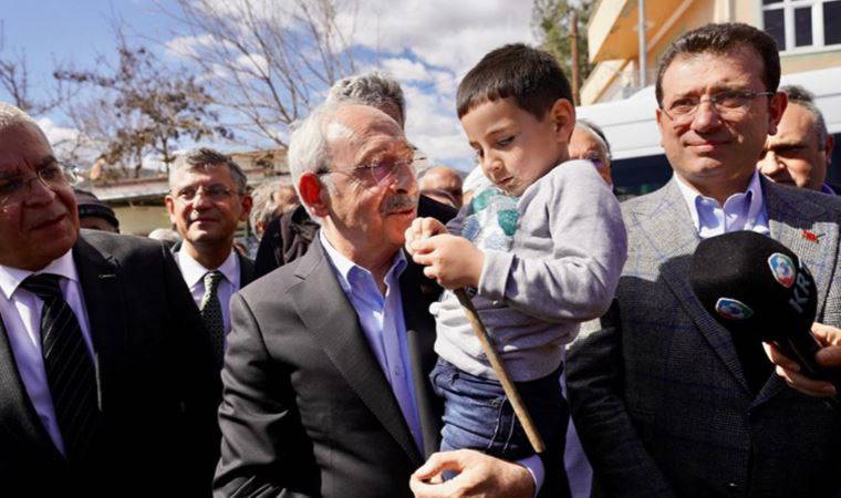 Depremzede çocuk Kılıçdaroğlu'na seslendi