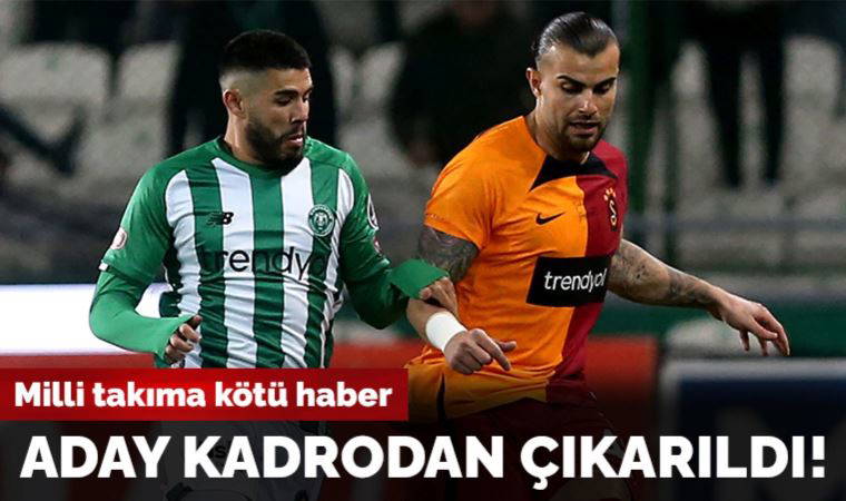 Abdülkerim Bardakcı milli takım kadrosundan çıkarıldı