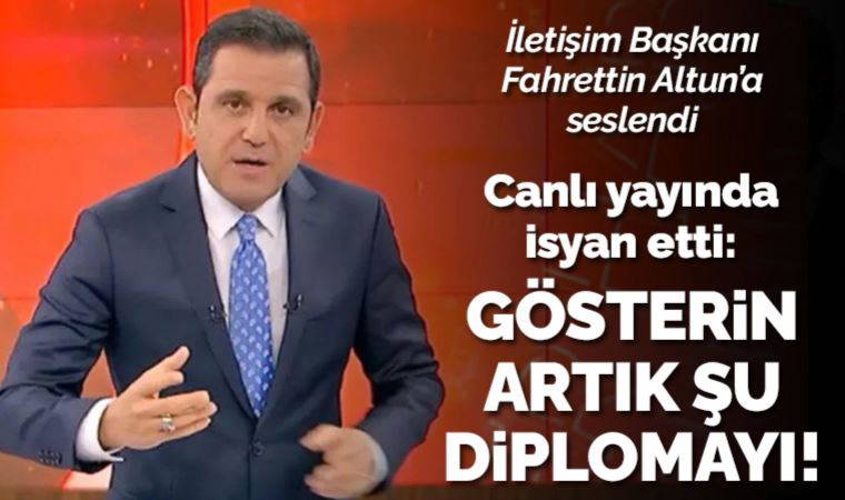 Fatih Portakal'dan Fahrettin Altun'a çağrı: Şu diplomayı gösterin!