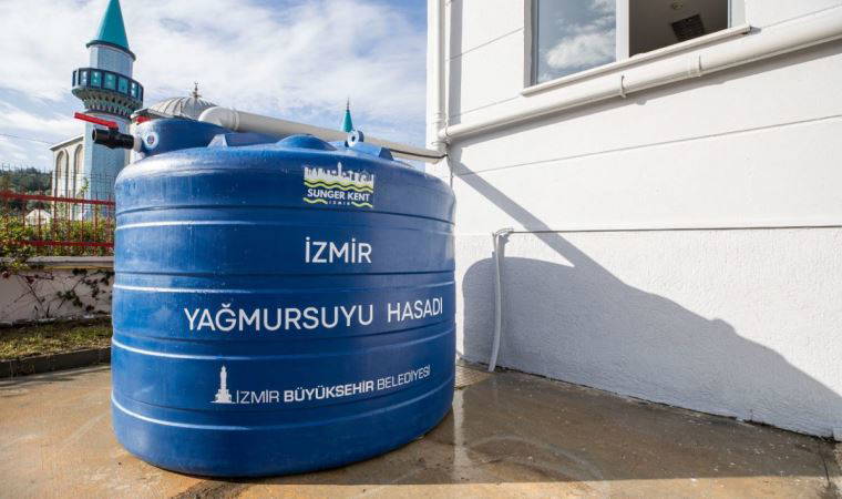 İzmir’de yağmur suyu hasadı: Bir tesiste 220 ton su tasarrufu!