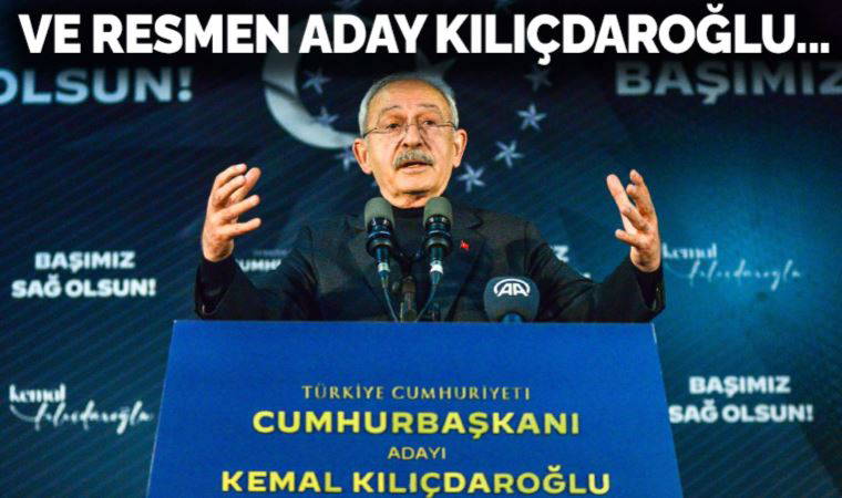 Son Dakika: Kılıçdaroğlu'nun cumhurbaşkanı adaylığı başvurusu yapıldı