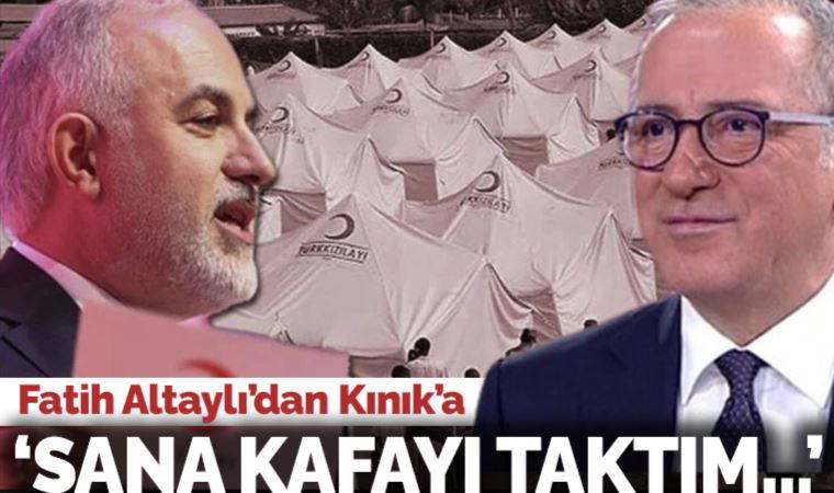 Fatih Altaylı'dan Kerem Kınık'a: Sana çok fena kafayı taktım