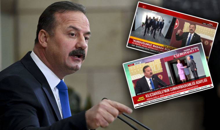 Havuz medyası İYİ Partili Yavuz Ağıralioğlu'nun basın açıklamasını canlı yayımladı