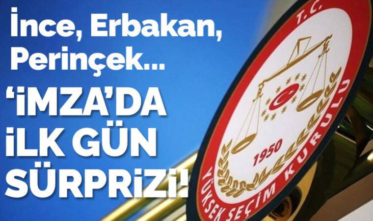 YSK, Cumhurbaşkanı adayları için ilk gün atılan imza sayılarını açıkladı