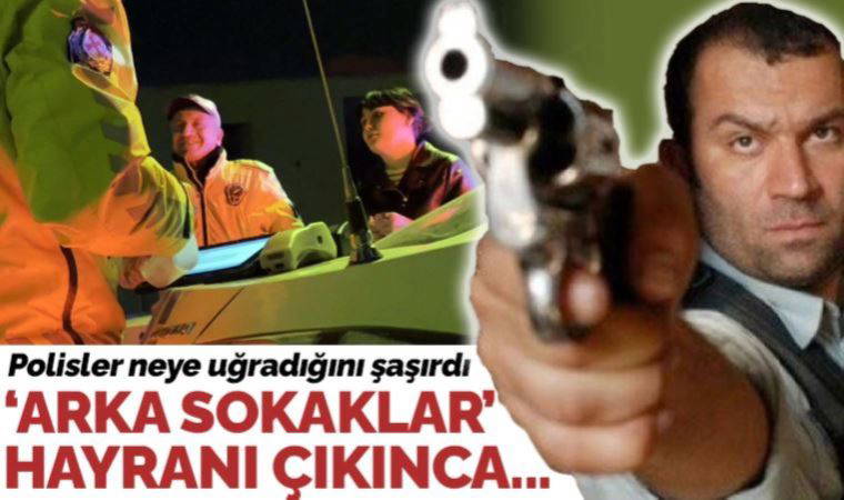 Trafik çevirmesinde 'Arka Sokaklar' hayranına genç komik anlar yaşattı