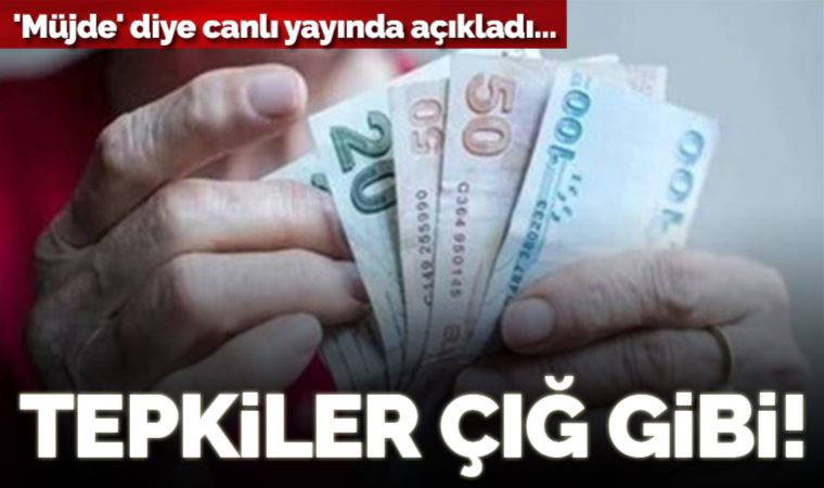 Erdoğan emekliye 'müjde' diye canlı yayında açıkladı... Tepkiler çığ gibi! 'Fazla prim ödeyenlere haksızlık'