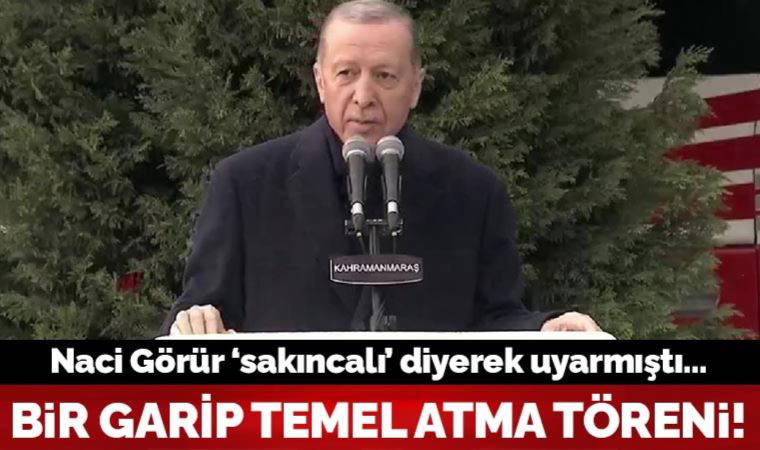 Depremler sürüyor, uzmanlar uyarıyor... AKP'den bir garip temel atma töreni!