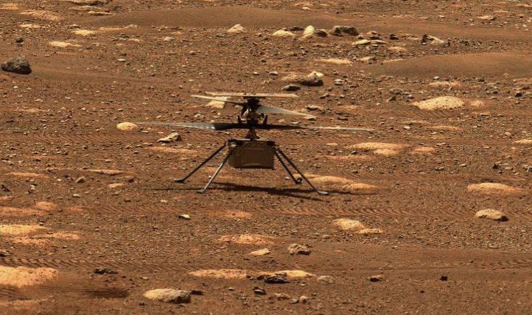 NASA'nın Mars helikopteri, Mars'ta 48 uçuş tamamladı
