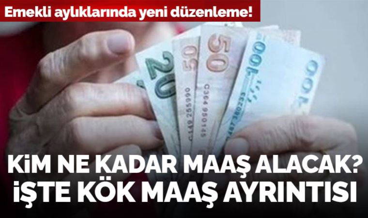 Emekli aylıklarında yeni düzenleme! Kök maaş ayrıntısı: Zam dönemi hesaplama nasıl olacak?