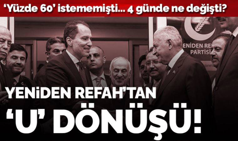 Son Dakika... Yeniden Refah Partisi Cumhur İttifakı'na katıldı