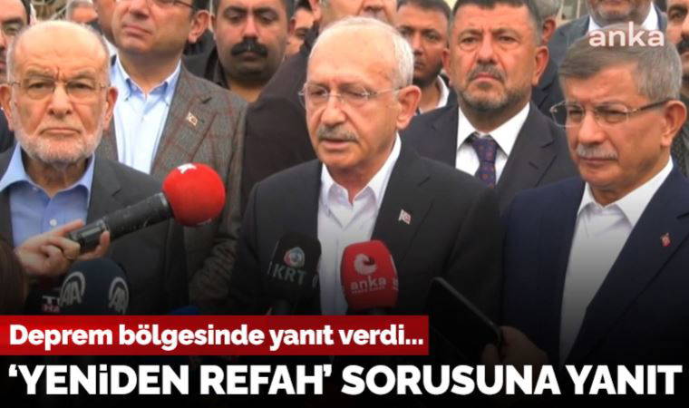 Son dakika... Kılıçdaroğlu'ndan 'Yeniden Refah Partisi' yorumu