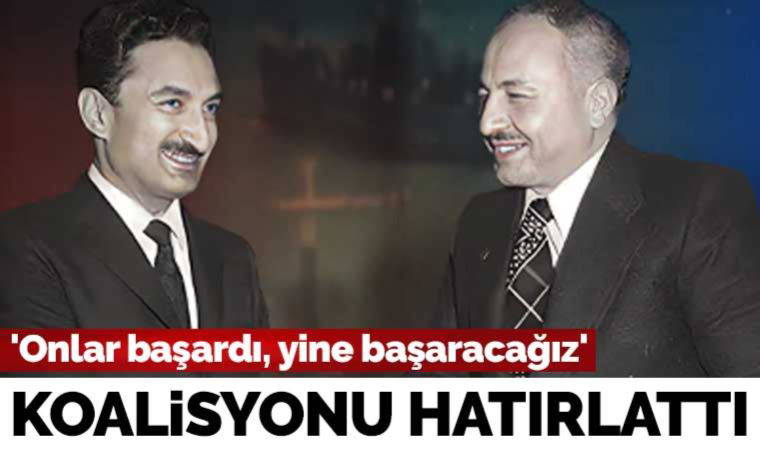 Kılıçdaroğlu ve Karamollaoğlu CHP-MSP koalisyonunu hatırlattı: 'Onlar başardı, yine başaracağız'