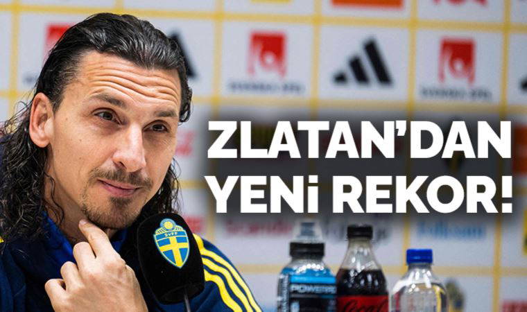 Zlatan Ibrahimovic'ten yeni bir rekor!