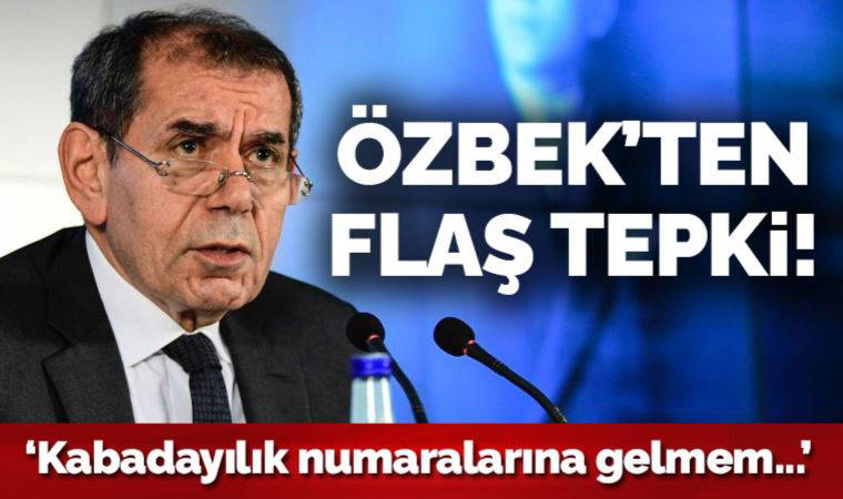 Galatasaray'ın mali kongresinde Dursun Özbek'ten flaş tepki